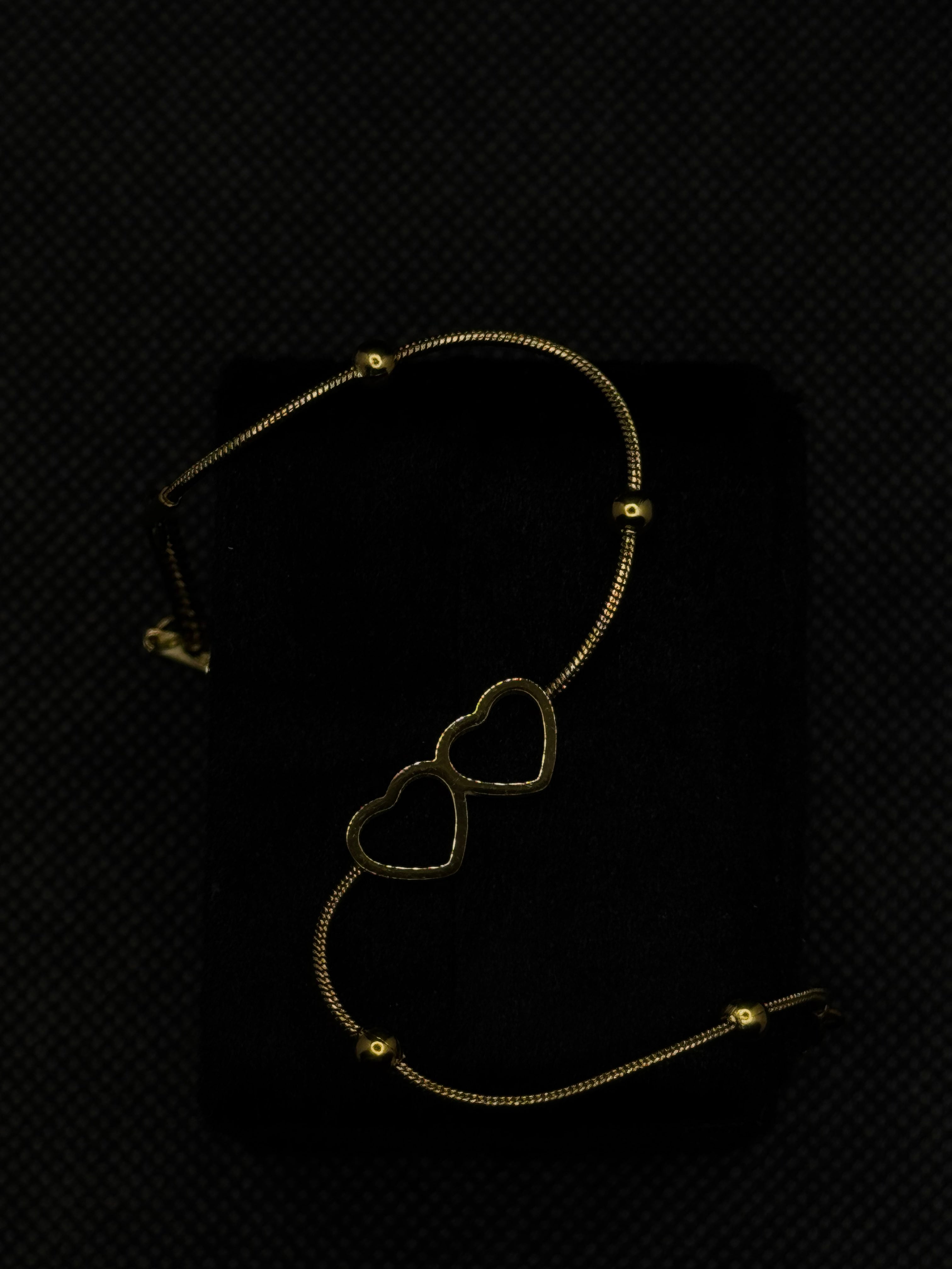 The  ''Inseparable'' Double Heart Bracelet